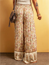 Load image into Gallery viewer, Floral Tiered Wide Leg Pants