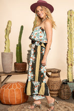 Load image into Gallery viewer, Multi printed ruffle jumpsuit