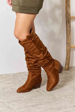 Load image into Gallery viewer, East Lion Corp Block Heel Knee High Boots