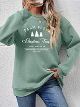 Load image into Gallery viewer, Graphic Round Neck Dropped Shoulder Sweatshirt