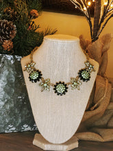 Load image into Gallery viewer, Vintage Style Rhinestone Necklace &amp; Earrings set