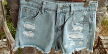 Load image into Gallery viewer, Torn Denim Shorts