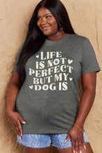 Load image into Gallery viewer, Simply Love Full Size Dog Slogan Graphic Cotton T-Shirt