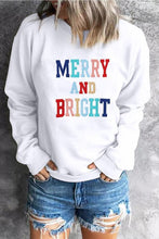 Load image into Gallery viewer, MERRY AND BRIGHT Graphic Sweatshirt