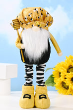 Load image into Gallery viewer, Bee Print Telescopic Leg Gnome