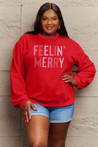 Simply Love Full Size Graphic Round Neck Sweatshirt