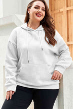 Load image into Gallery viewer, Plus Size Front Pocket Long Sleeve Hoodie
