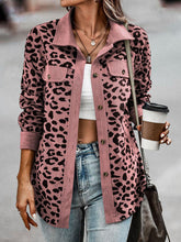 Load image into Gallery viewer, Full Size Leopard Buttoned Jacket