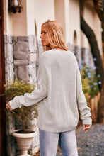 Load image into Gallery viewer, Round Neck Sweater with Pocket