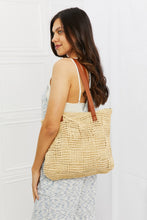 Load image into Gallery viewer, Fame Picnic Date Straw Tote Bag