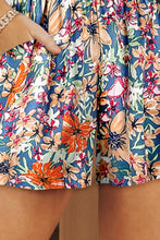 Load image into Gallery viewer, Floral High Waist Shorts with Pockets