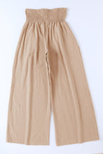 Load image into Gallery viewer, Smocked High Waist Wide Leg Pants