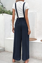 Load image into Gallery viewer, Elastic Waist Overalls with Pockets