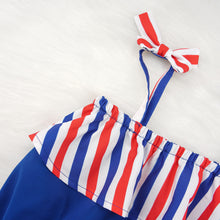 Load image into Gallery viewer, Striped Bow Detail Bodysuit