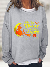Load image into Gallery viewer, Witch and Her Cat Graphic Sweatshirt