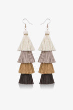 Load image into Gallery viewer, Layered Tassel Earrings