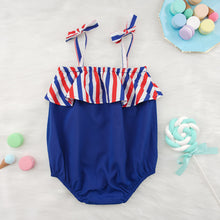 Load image into Gallery viewer, Striped Bow Detail Bodysuit