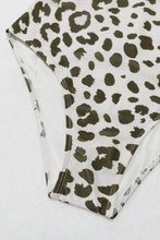 Load image into Gallery viewer, Leopard Print Cutout Lined One-Piece Swimsuit