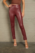 Load image into Gallery viewer, Double Take PU High Waist  Straight Pants