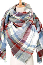 Load image into Gallery viewer, Plaid Imitation Cashmere Scarf