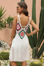 Load image into Gallery viewer, Openwork Sleeveless Embroidery Dress