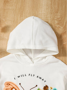 I WILL FLY AWAY Graphic Hoodie and Joggers Set