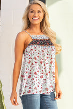 Load image into Gallery viewer, Floral Frill Trim Cami Top