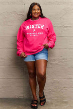 Load image into Gallery viewer, Simply Love Full Size WINTER WONDERLAND ALUMNI Graphic Long Sleeve Sweatshirt