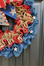 Load image into Gallery viewer, Independence Day Knit Wall Wreath