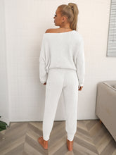 Load image into Gallery viewer, Dolman Sleeve Sweater and Knit Pants Set