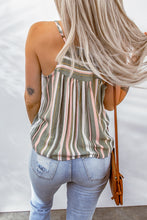 Load image into Gallery viewer, Striped Buttoned Cami