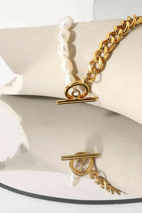 Dream Life Pearl Chunky Chain Necklace