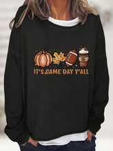 Load image into Gallery viewer, Full Size IT&#39;S GAME DAY Y&#39;ALL Graphic Sweatshirt