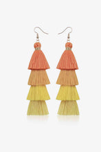 Load image into Gallery viewer, Layered Tassel Earrings