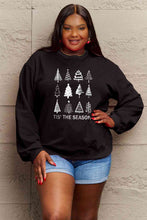 Load image into Gallery viewer, Simply Love Full Size Christmas Tree Graphic Sweatshirt