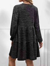 Load image into Gallery viewer, Square Neck Long Sleeve Dress