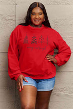 Load image into Gallery viewer, Simply Love Full Size MERRY AND BRIGHT Graphic Sweatshirt