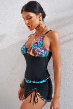 Load image into Gallery viewer, Printed Drawstring Two-Piece Swimsuit