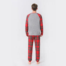 Load image into Gallery viewer, Men MERRY CHRISTMAS Graphic Top and Plaid Pants Set