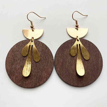 Load image into Gallery viewer, Geometric Drop Earrings