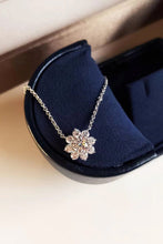 Load image into Gallery viewer, 1 Carat Moissanite Floral Pendant Necklace