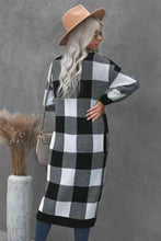 Load image into Gallery viewer, Buffalo Plaid Duster Cardigan