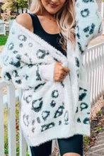 Load image into Gallery viewer, Leopard Open Front Cardigan with Pockets