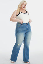 Load image into Gallery viewer, BAYEAS Full Size Ultra High-Waist Gradient Bootcut Jeans