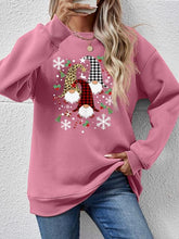 Load image into Gallery viewer, Faceless Gnomes Graphic Drop Shoulder Sweatshirt