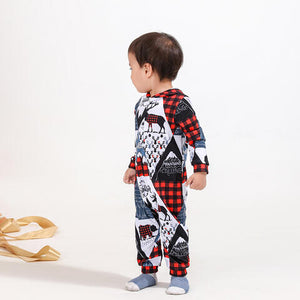 Baby Printed Hooded Jumpsuit
