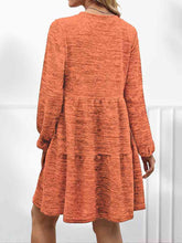 Load image into Gallery viewer, Square Neck Long Sleeve Dress