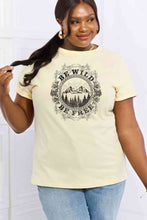 Load image into Gallery viewer, Simply Love Full Size BE WILD BE FREE Graphic Cotton T-Shirt