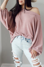 Load image into Gallery viewer, Ribbed Long Sleeve Knit Top