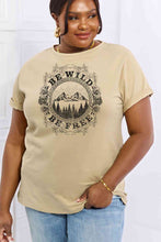 Load image into Gallery viewer, Simply Love Full Size BE WILD BE FREE Graphic Cotton T-Shirt